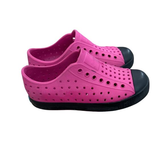 Native Jefferson Kids Shoes Pink Colorblock Toddler Size 11 - Picture 2 of 6